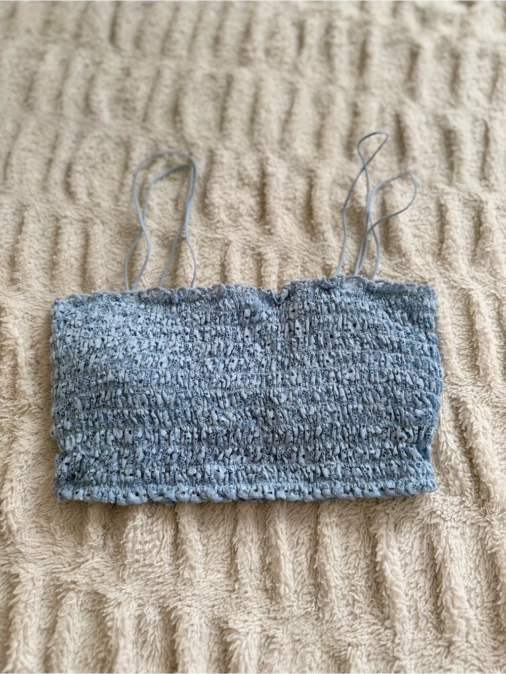 Gilly Hicks by Hollister Blue Lace Bralette XS